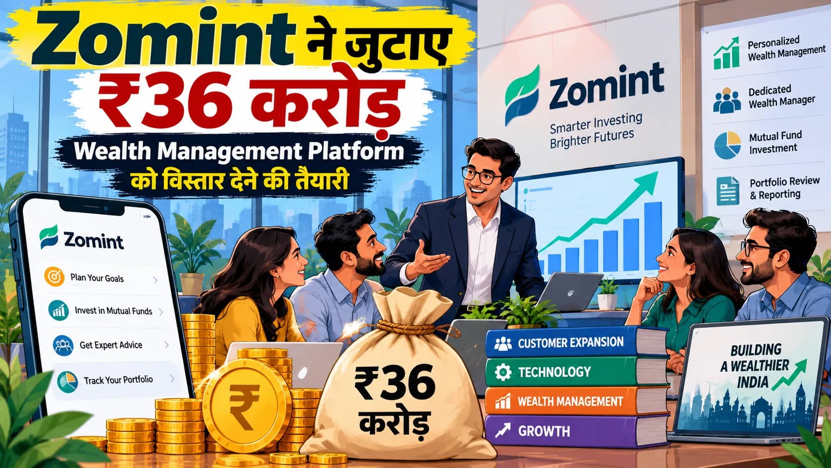 Zomint ने जुटाए ₹36 करोड़, Wealth Management Platform को विस्तार देने की तैयारी