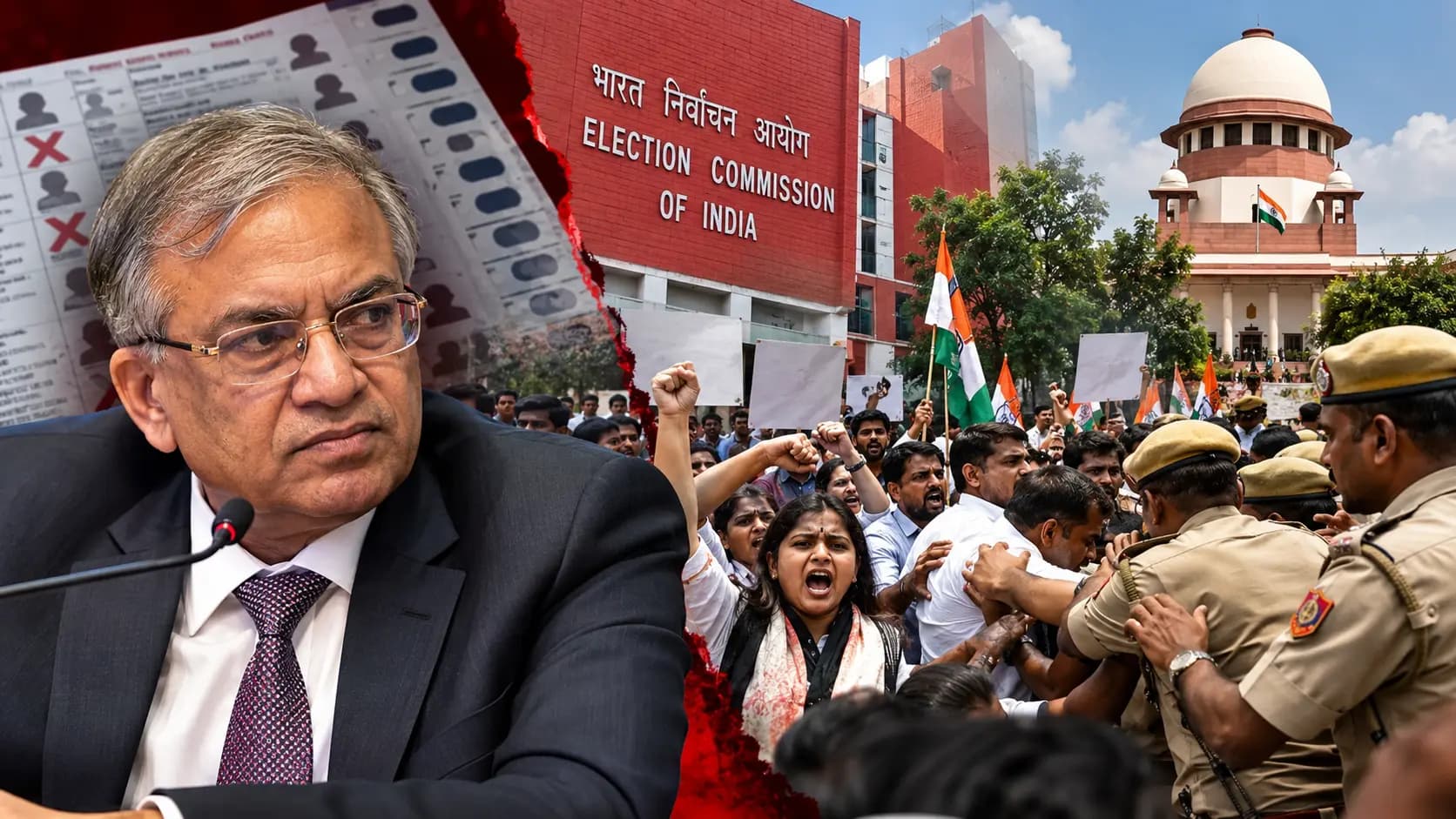 मुख्य चुनाव आयुक्त ज्ञानेशकुमार की इस्तीफे की मांग को लेके इंडिया ब्लॉक और चुनाव आयोग आमने सामने