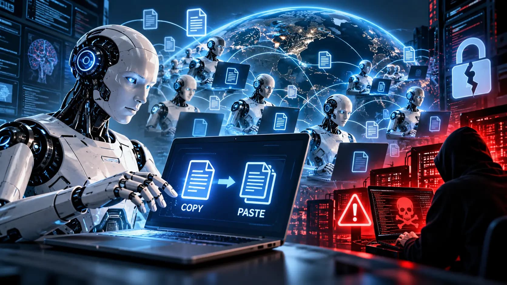 AI मोडल खुद की कॉपी बना कर इंटरनेट पर फैल सकते है, साइबर हमलों का बढ़ सकता है खतरा: एंथरोपिक की चेतावनी ।