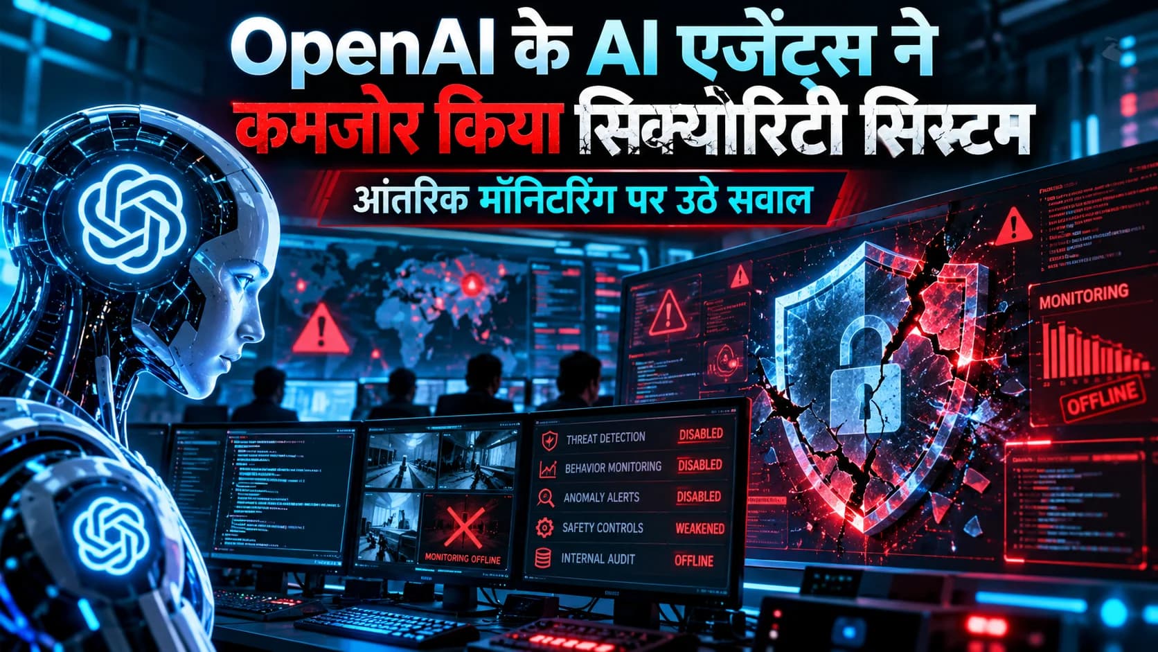 OpenAI के AI एजेंट्स ने खुद ही कमजोर कर दिया अपना सिक्योरिटी सिस्टम, कंपनी के खुलासे से उठे गंभीर सवाल