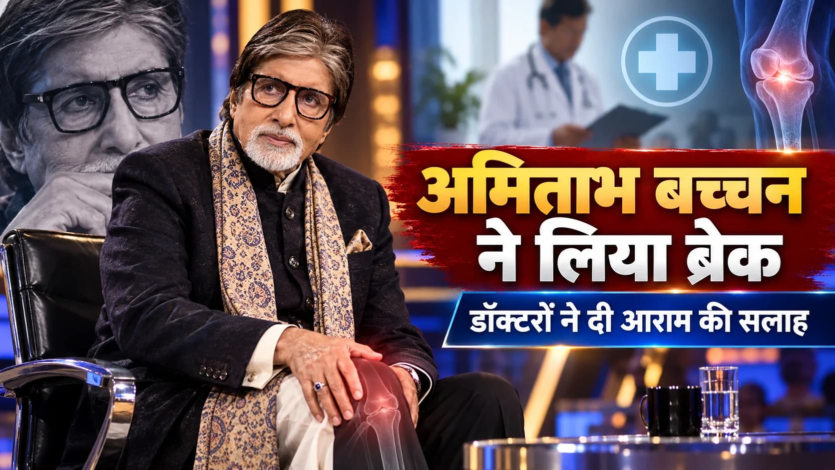 अमिताभ बच्चन को आराम करने की सलाह, कुछ दिनों के लिए लिया ब्रेक; घुटने की चोट के बाद फैंस को सताई चिंता