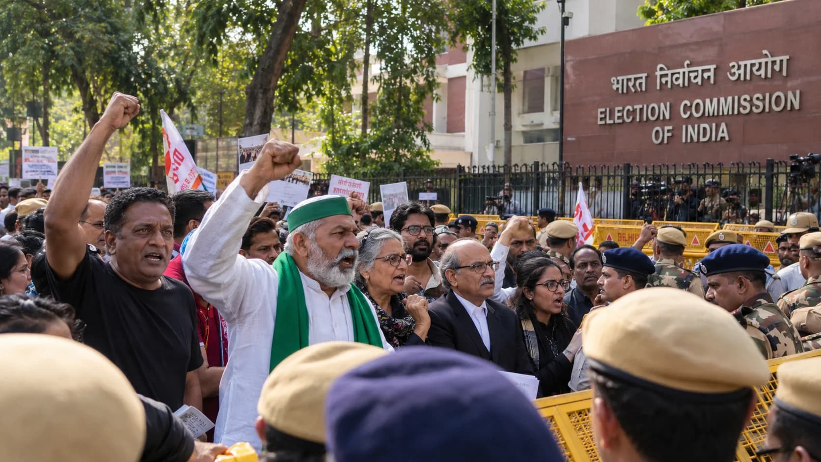 चुनाव आयोग के खिलाफ देशभर में विरोध की लहर, SIR रद्द करने और ज्ञानेश कुमार के इस्तीफे की मांग तेज
