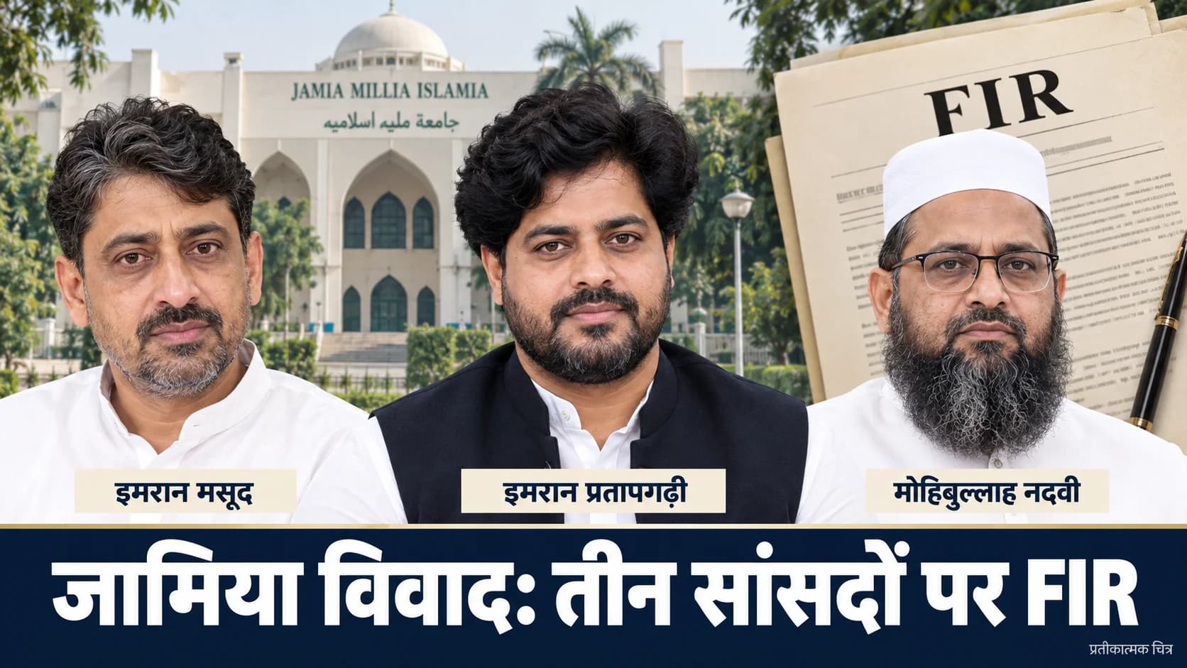 जामिया आंदोलन में नया मोड़: तीन सांसदों पर FIR, छात्रसंघ चुनाव बहाली की प्रक्रिया भी आगे बढ़ी