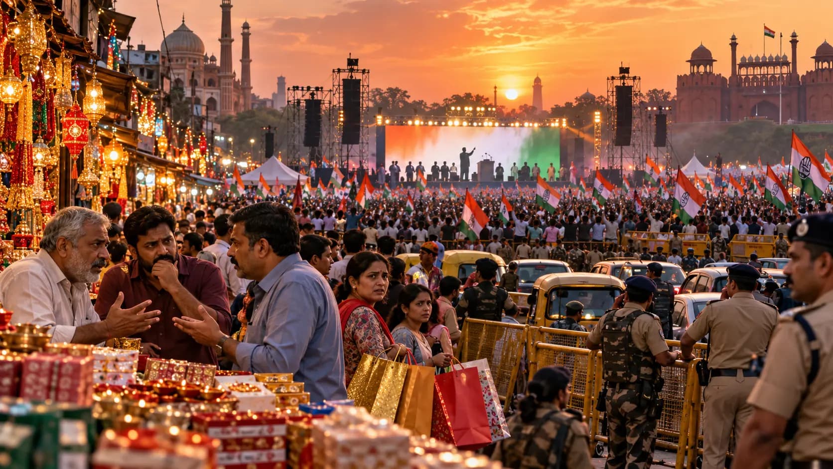 दिल्ली में 1 नवंबर की कांग्रेस महारैली पर बढ़ा विवाद, दिवाली से पहले ₹10,000 करोड़ के कारोबार पर संकट की आशंका।