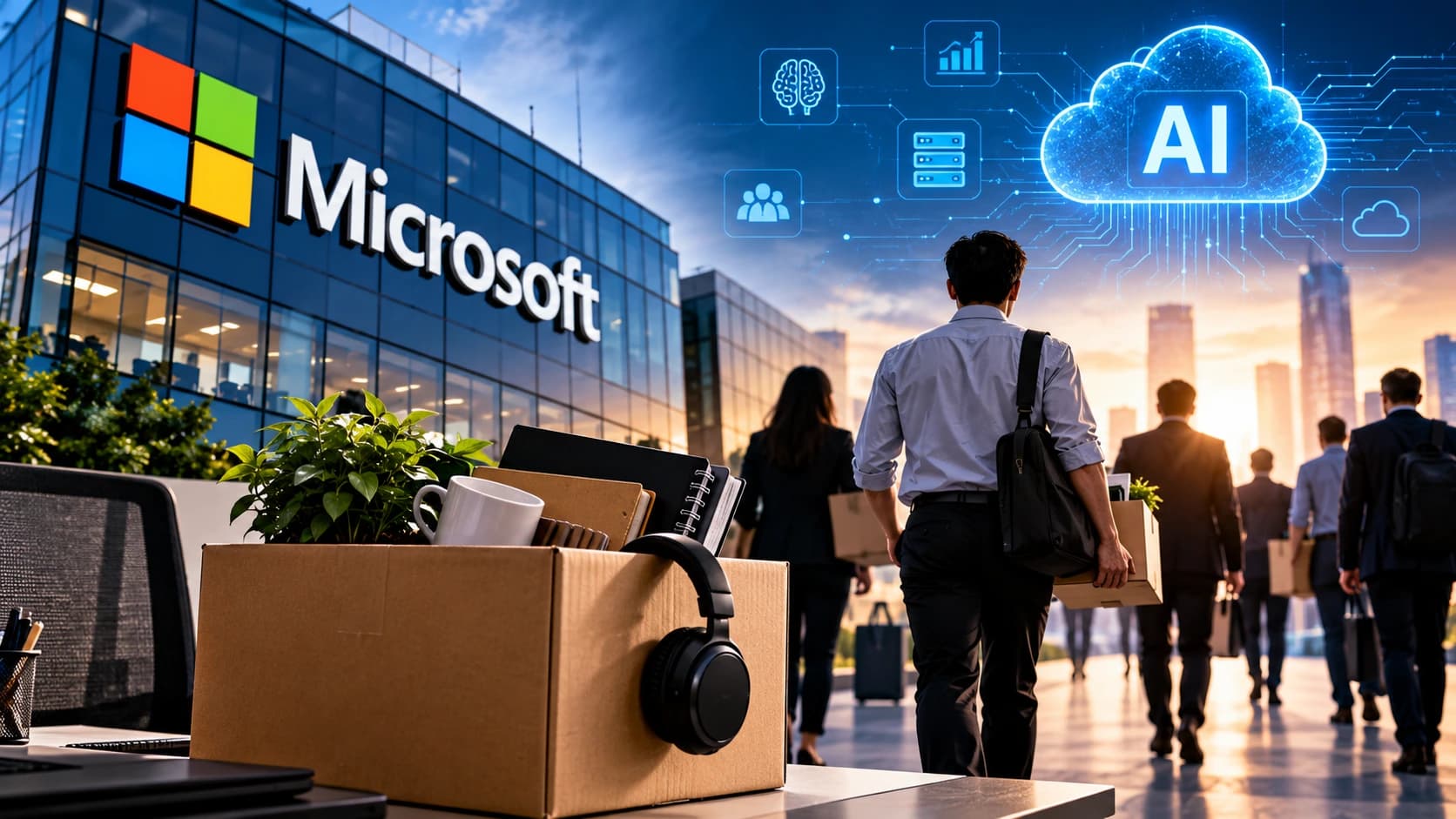 AI पर अरबों डॉलर खर्च, अब Microsoft का बड़ा फैसला: 60 हजार कर्मचारियों को नौकरी छोड़ने का विकल्प, भारत भी शामिल