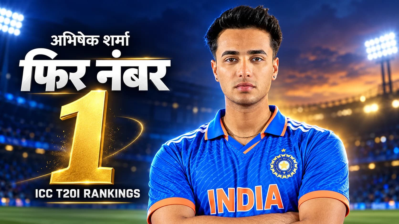 अभिषेक शर्मा फिर बने टी20 अंतरराष्ट्रीय के नंबर वन बल्लेबाज, वेलिंगटन के शतक से बदली रैंकिंग