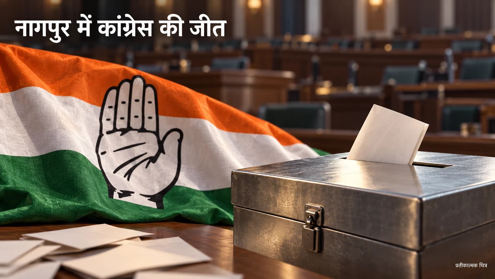 नागपुर में पलटा मुकाबला: अभिजीत वंजारी ने 3,271 वोटों से जीतकर कांग्रेस की सीट बचाई