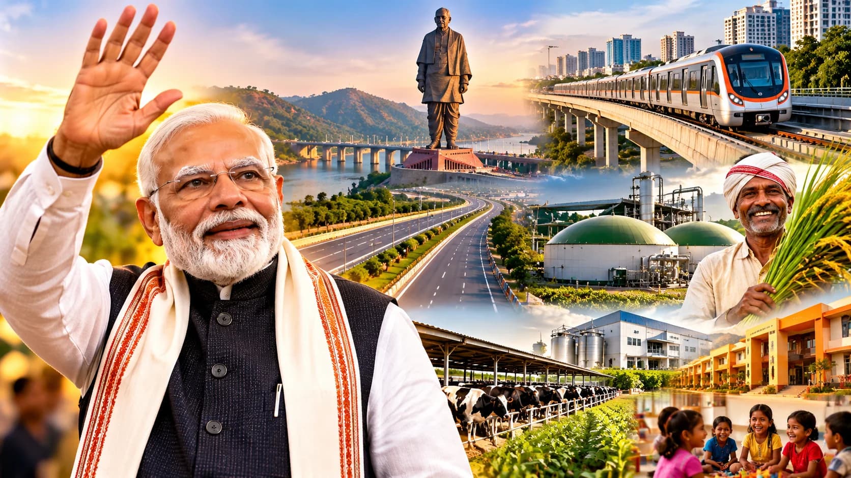 पीएम मोदी का दो दिवसीय गुजरात दौरा: ₹14,000 करोड़ से अधिक की परियोजनाओं की सौगात, किसानों के खाते में आएंगे ₹19,000 करोड़